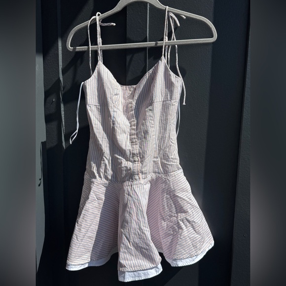 Zara Short Striped Spaghetti Strapped Dress Size XS - Picture 10 of 13